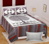 Nature's Tapestry Double Bed Sheet - Barmeri Design
